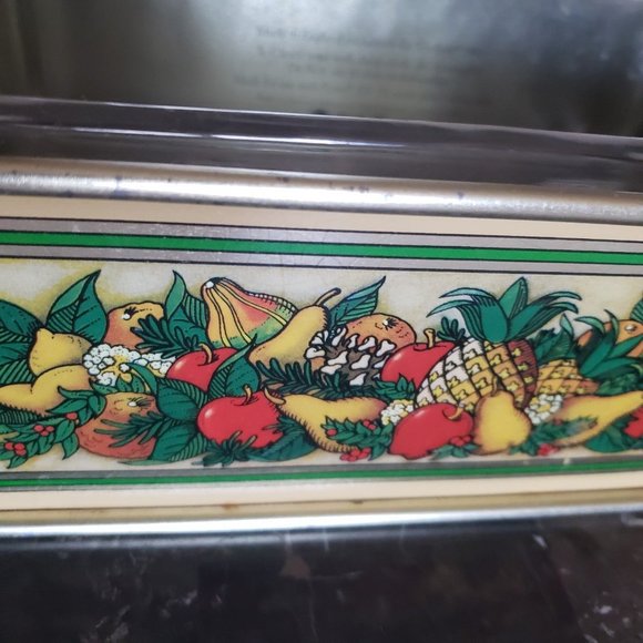 Pyrex telafori set loaf Casserole #218 dish & metal  carry w handles - Picture 5 of 11